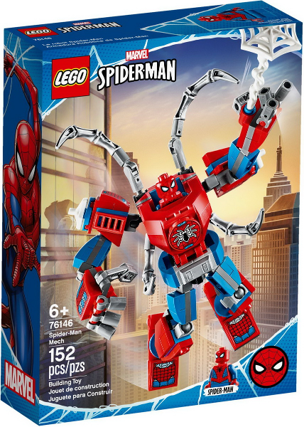 Lego Super Heroes 76146 - Spider-Man Mech - Bộ xếp hình Lego Rô bốt người  nhện 