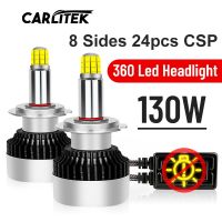 H7 Led CANbus 360 130W 6000K H1 H8 H9 H11 HB3 9005 HB4 9006 Hir2 9012 LED Fog Light Car Headlight Bulb 8 Side 4300K 8000K Turbo Bulbs  LEDs  HIDs