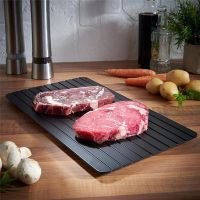 Fast Defrosting Tray Thaw Frozen Food Meat Fruit Quick Defrosting Plate Board Home Kitchen Defrost Supplies 23x16.5x0.2CM