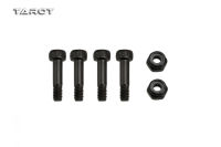 Tarot 450 DFC สกรู Center Hub Main Shaft Locking Screw with Lock Nut 2.5x10 (TL45167-02)