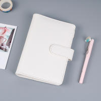 Customized Pu Leather A5 A6 Notebook Diary Schedule Cute Journal Binder School Supplies Macaron Notebook with inner pages