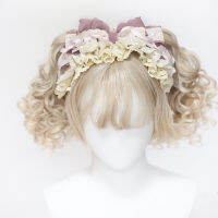 2023ใหม่ Lolita hairpin อุปกรณ์เสริมผมตุ๊กตา Lolita headdress BB หมวกโบว์ลูกไม้หมีน้อยน่ารัก Topper ญี่ปุ่น Harajuku เมนู