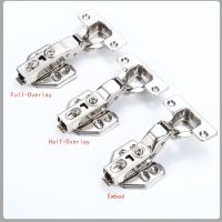 ✵►✺ 4Pcs Hinge Stainless Steel Hydraulic Cabinet Hinges Damper Buffer Soft Close Kitchen Cupboard Furniture Door