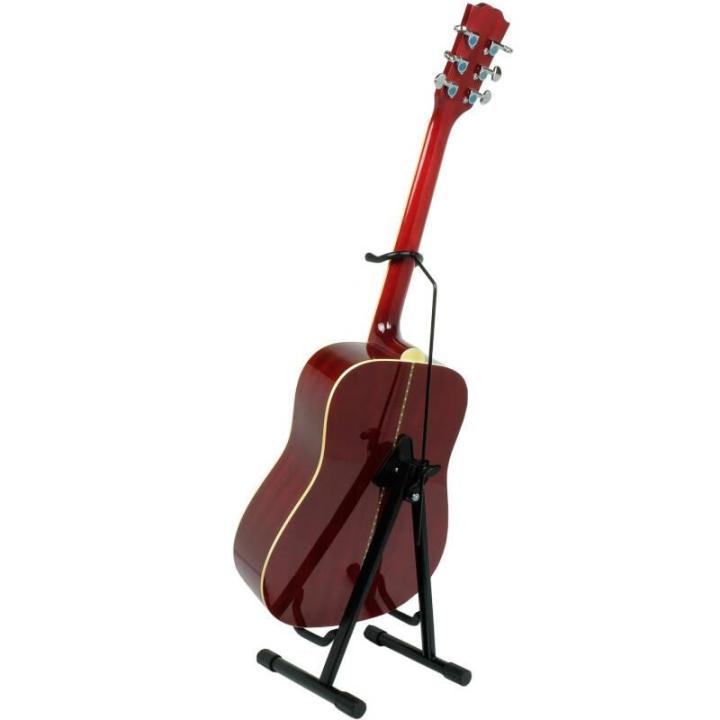 guitar-stand-ขาตั้งกีตาร์โปร่ง-2in1-รุ่น-st01-black