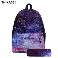 sky backpack female Korean version 2019 new student burden reduction breathable schoolbag large-capacity travel leisure