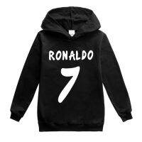 Cristianos Ronaldos เสื้อสเวตเชิ้ตเด็กมีฮู้ดสำหรับ H1971A (ขนาด100-170)