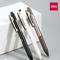 【living stationery】ปากกาเจลเขียนลื่น0.5มม. BlackColor Retractable Gel Ink3Pcs /Lot OfficeStationery