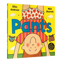 กางเกง Milu Nick Sharratt ปกอ่อนสมุดวาดภาพระบายสีสำหรับเด็กหนังสือภาษาอังกฤษดั้งเดิม