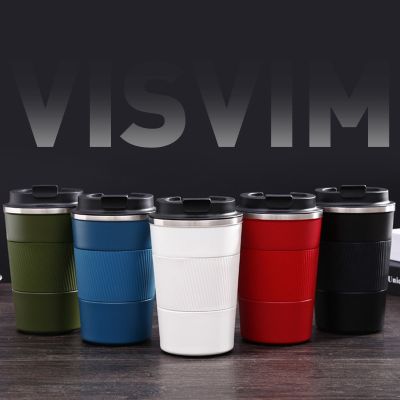 ✾☈  mug silicone leather case visvim wanow304 stainless steel car insulation cup spot