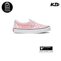 VANS SLIP ON CHECKERBOARD POWER PINK KIDS *รองเท้าเด็ก*  (สินค้ามีประกันแท้)