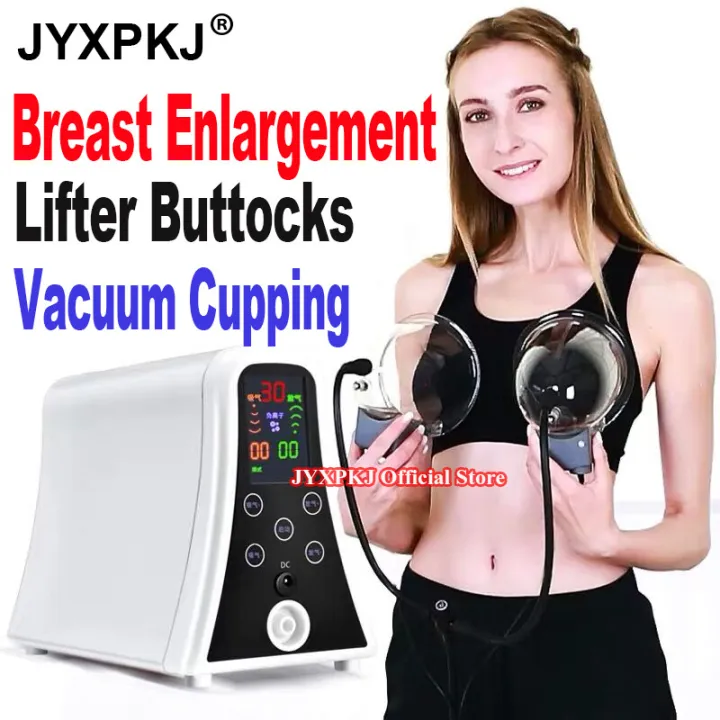 Buttocks Lifter Cup Vacuum Breast Enlargement Bust Enhancement Pumps Therapy Cupping Massager