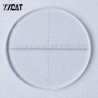 923 Optical Glass Calition สไลด์ DIV 0.1มม. ช่องมองภาพ Reticle Micrometer Area วัดไม้บรรทัด Ocular Graticule สำหรับกล้องจุลทรรศน์