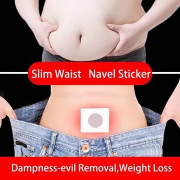 50 Pcs Slimming Navel Stick Slim Patch Magnetic Weight Loss Burning Fat  Patch 