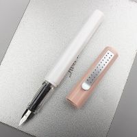 2020 luxury quality classic plastic Fountain Pen Mint Green Pink blue Macaron color 0.38mm calligraphy ink pens supplies  Pens