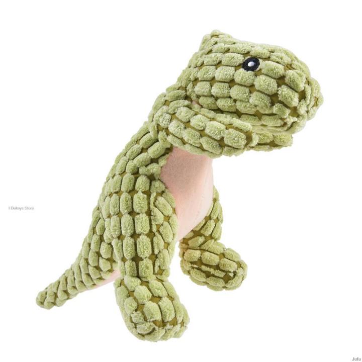 dog-toys-dinosaur-shape-corduroy-chew-toy-training-entertainment-interactive-pet-chew-toy-pet-toy-bite-resistant-dog-accessories-toys