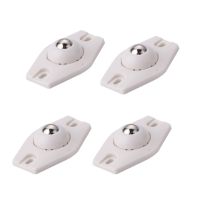 4pcs Paste Type Universal Pulley Stainless Steel Roller Self-adhesive Wheels Storage Box Swivel Casters Furniture Caster Wheel