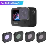 Action Camera Filters For GoPro Hero9 STAR/Night Filter UV/CPL/ND4/8/16/32/64 Lens Filter Set For GoPro Hero 9 Accessories