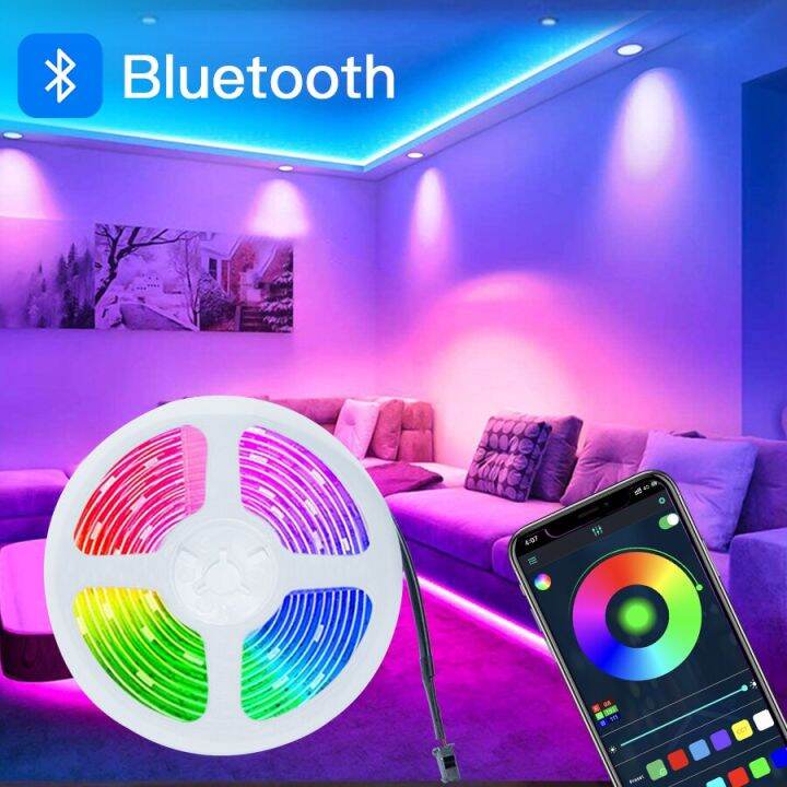 led-strip-light-bluetooth-rgb-led-ribbon-24v-5050smd-led-tape-10m-25m-diode-tape-lights-for-room-decor-tv-backlight-3d-printer-led-strip-lighting