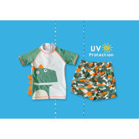 ✅ [5-6Y] Next 2 Pc Dino Swim Set UV Protection ชุดว่ายน้ำเด็ก 2 ชิ้น ป้องกันแสงแดด