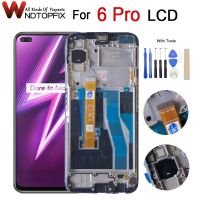 6.6 For Realme 6 Pro RMX2061 RMX2063 LCD Display Touch Digitizer Screen For Realme 6Pro Display Parts With Frame Tools