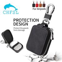 For Airpods Airpods 3/pro/2 Universal Leather Protective Case Dustproof Waterproof Anti-drop Anti-scratch Travel  Earbud Pouch Wireless Earbud Cases