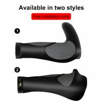 1คู่ Hand Grip Soft ขี่จักรยานขี่จักรยาน Handlebars Grips Handlebar ยางจักรยาน Grips Ergonomic ขี่ Accessories