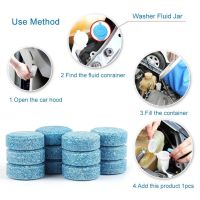 【cw】 10/20/50Pcs Cleaner Car Windscreen Effervescent Tablets Glass Toilet Cleaning Accessories