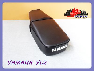 YAMAHA YL2 "BLACK" COMPLETE DOUBLE SEAT // เบาะ เบาะรถมอเตอร์ไซค์ สีดำ หนังพีวีซีผ้าเรียบ สินค้าคุณภาพดี