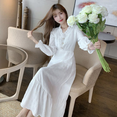 🚀【รับของภายใน3-5วัน 】ชุดผู้หญิง 2022สไตล์ใหม่ korean dress กระโปรงลายดอกไม้สวยมาก👗M-2XL