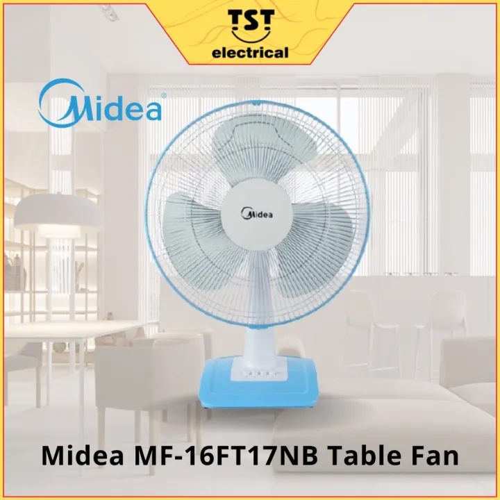 Midea Mf 16ft17nb Table Fan Desk Fan 16 Inch Lazada