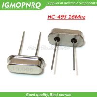 100pcs DIP HC 49S 16MHz 20ppm 20pF quartz resonator 16M 16.000mhz Crystal oscillator