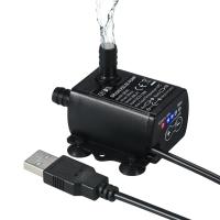 Decdeal ULTRA - Quiet MINI USB DC5V 4.8 W 300L/H ลิฟท์ 300 ซม. Brushless ปั๊มน้ำกันน้ำน้ำพุด้วยกระแสเงินสดฟังก์ชั่นปรับ