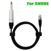 【DT】Guitar instrument 4-pin mini xlr cable for Shure transmitter wireless microphone system SLX14 BLX14 replace wa302  hot