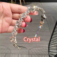 Bling Zircon Hair Hoop Headband Hair Bands for Women Headwear Rhinestone Beads Hairband Hair Accessories