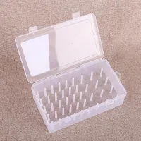 Empty Sew Threads Box 9.3x5.4 39; 39; Durable Spools Containers Storage Case plastic large transparent wire box household wire 2021