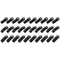 30PCS Plastic M4 Rod Ends Link Balls Head Linkage Joint for 1/10 RC Crawler Car Axial SCX10 II 90046 Parts Accessories