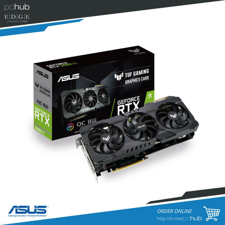 Asus RTX 3060 Ti TUF OC LHR, pn: TUF-RTX3060TI-O8G-V2-GAMING | Lazada PH