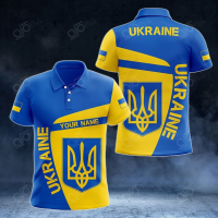 TH-POLO1-0||Customize Ukraine Coat Of Arms - Premium Style Unisex Adult Polo Shirtsize：XS-6XLNew product{trading up}