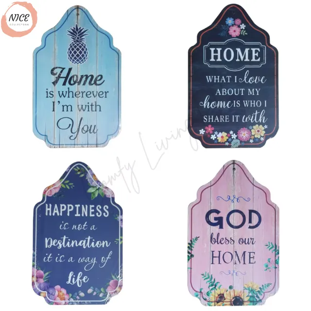 Nice Wall Decor Wooden Quotes Vintage Retro Modern Style Wood Decor