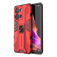 Oppo Reno9/Reno9 Pro Case , EABUY Slim Lightweight Double Layer Rugged Shockproof and Dropproof Bracket Protective Case