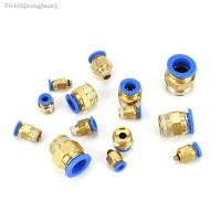 ▪☍❇ 4mm 6mm Tube To M5 M6 M8 M10 M12 M14 Male Thread Straight One Touch Air Pneumatic Push In Pipe Fitting Quick Connector