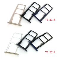 New Sim Card Tray For Huawei Y5 2018 Y6 Prime 2018 SIM Card Tray Slot Holder Replacement Part