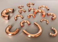 ☏ Outer Diameter7-19mm U Type 180 Degree Return Bend Copper Weld Pipe Connector Fitting Adapter Plumbing Gas Water Oil