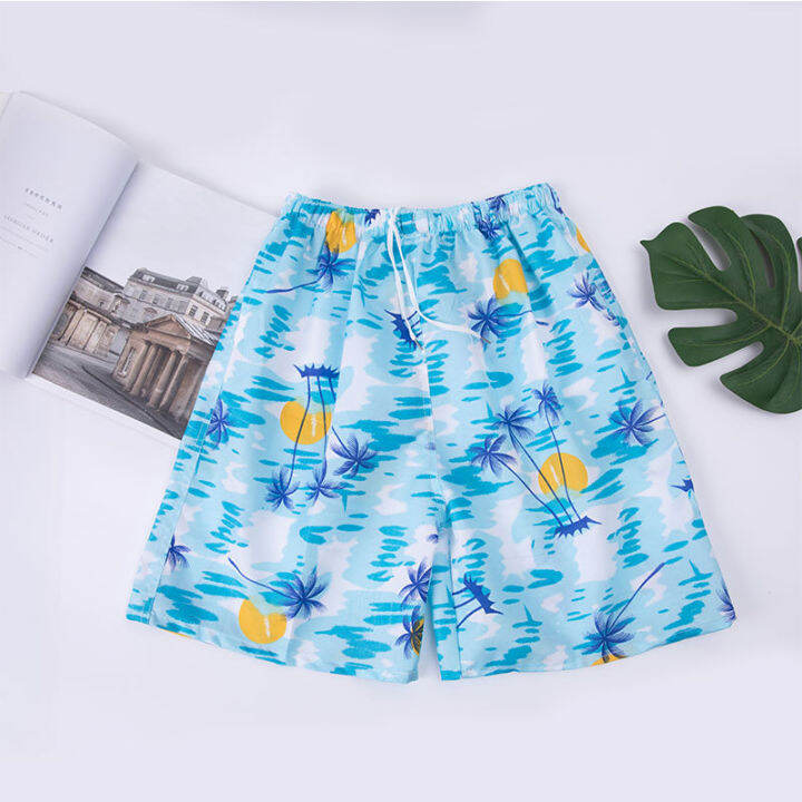 breathable-beach-pants-men-boxer-shorts-quick-drying-swimming-trunks-five-point-pants-summer-men-beach-wear-board-shorts