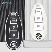 เคส Kunci Remote Mobil TPU แฟชั่นสำหรับ Suzuki Vitara Swift Ignis Kizashi SX4 Eno Balerotig อุปกรณ์ป้องกัน