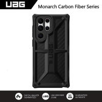 UAG เคสซีรีส์คาร์บอนไฟเบอร์สำหรับ Samsung Galaxy S22อัลตร้า/กาแลคซี S22พลัส/กาแลคซี S22อัลตร้า/กาแลคซี S21พลัส/หมายเหตุ20อัลตร้า/หมายเหตุ20เคสโทรศัพท์-ทนทานต่อการกระแทกทหารตกป้องกัน