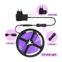 5-20 Meters 12V 2835 Ultraviolet 385-400nm LED Strip Light UV LED Tape Ribbon Backlight For DJ Fluorescence Party Body Painting