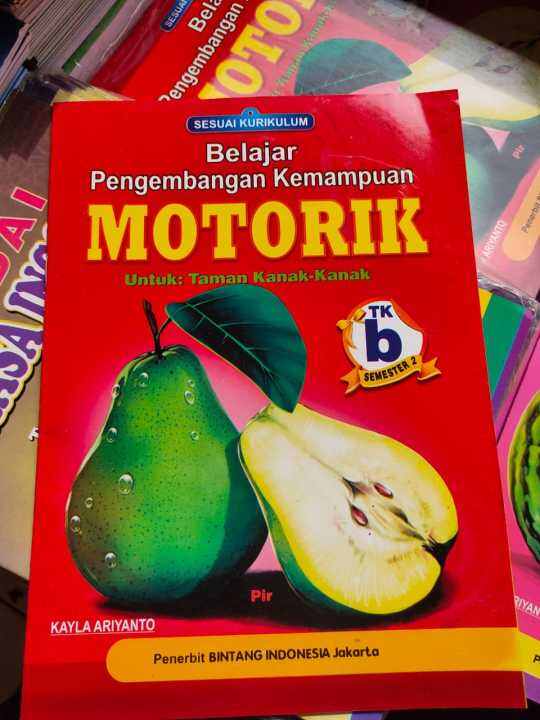 Buku TK Belajar Pengembangan Kemampuan MOTORIK Semester 2 A-B | Lazada ...