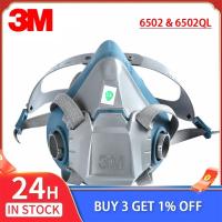 3M 6502/6502QL Respirator Spray Formaldehyde Protection Rugged Comfortable and Fast Half Face Piece Reusable Respirator