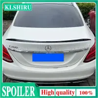 Alerón Trasero Para Maletero De Coche, Accesorio Para Mercedes-Benz W205 Clane C C180 C260 2015-2019,วัสดุ ABS, Color De Imprimación C63สปอยเลอร์/